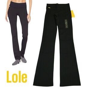Lole (24x34) Black Flare Fitness Stretch Yoga Pants - Women’s XXS - NWT